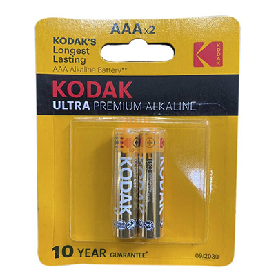 KODAK 1.5V AAA Ultra Premium Alkaline Battery 2pcs (LR03) Original (BA0173)