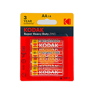 KODAK 1.5V AA Super Heavy Duty Battery 4pcs (R6) Original (BA0200)