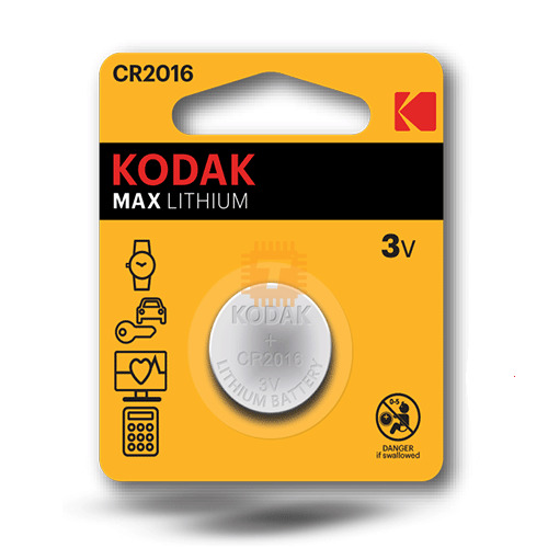 KODAK 3V CR2016 Li-Ion Battery Original (BA0176)