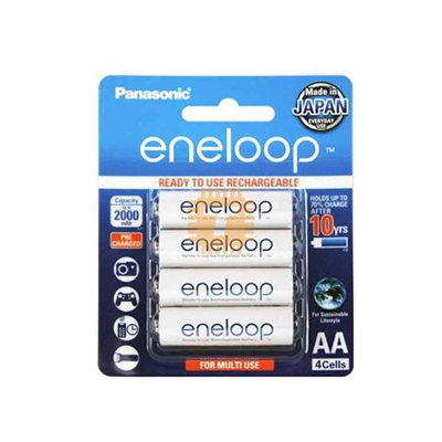 Panasonic Eneloop 1.2V 1900mAh AA 4pcs Rechargeable Battery (Original) (BA0252)