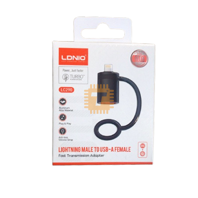 LDNIO LC290 Lightning Male to USB-A Female Fast Transmission Adapter (OTG) (TA1665)