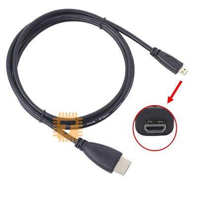 Micro USB Male to HDMI Cable Power Extension (TA0261)