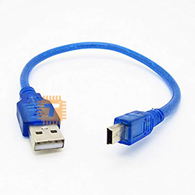 USB To Mini Type B USB Cable (30cm) (TA0301)