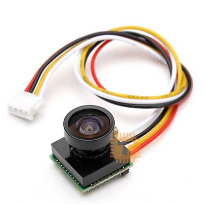 FPV Camera Mic Wide Angle PAL 600TVL 1/4 1.8mm Lens 170 Degree CCD (MD0343)