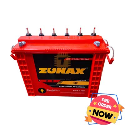 ZUNAX 12V 100Ah Tall Tabular Deep Cycle Battery (Original) (BA0109)