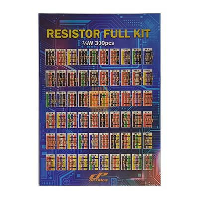 Optimus Resistor Card 1/4W Full 300pcs (RV0095)