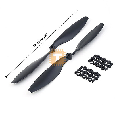 Propeller CW & CCW Pair for Quadcopter 0845 8045 8x4.5 8inch F450 (RB0155)