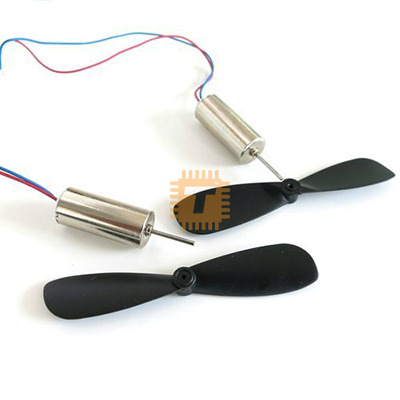 Quadcopter Drone Motor D: 7mm L: 20mm with Propeller (RB0161)