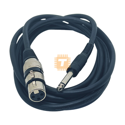 Microphone 6.35mm Mono Jack to XLR Socket Microphone Cable 3M (SUNNY-PRO) (TA1012)