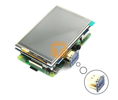 3.5 inch 480x320 HDMI LCD Touch Screen for Raspberry MPI3508 (MD0564)