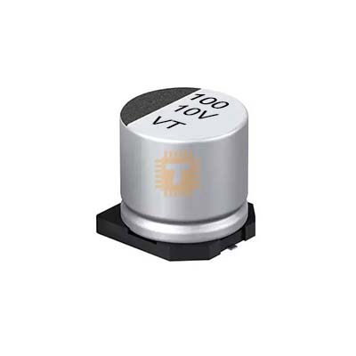 100uf 10V Electrolytic Capacitor Aluminium SMD (5x5.4mm) (CA0193)