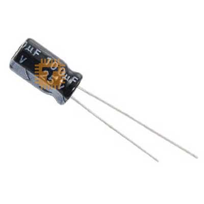 100uF 25V Electrolytic Capacitor THT (CA0006)