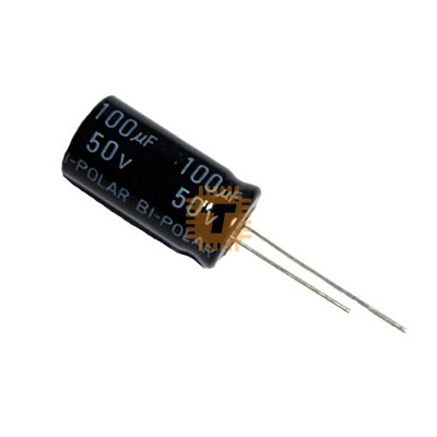 100uF 50V Electrolytic Capacitor THT (CA0122)