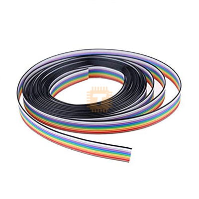 10 Core Multi Colour IDC Flat Wire Ribbon per Meter (TA0673)