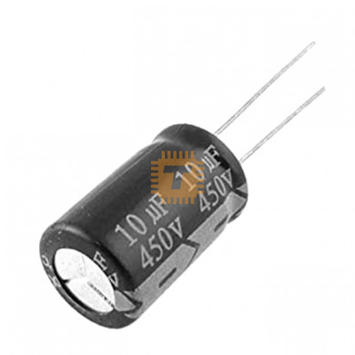 10uF 450V Electrolytic Capacitor THT (CA0132)