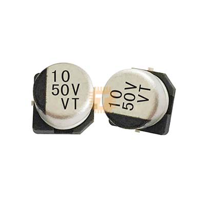 10uf 50V Electrolytic Capacitor Aluminium SMD (5x5.4mm) (CA0186)