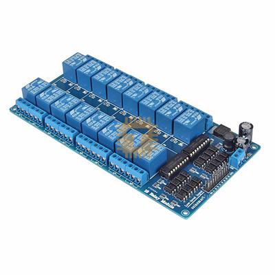 12VDC 16 Way 16 Channel Relay Module With Coupling Protection (MD0551)