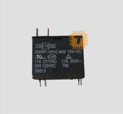 12VDC Relay 250VAC 17A 302WP-1AH-C (RL0027)