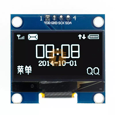 1.3 inch 128X64 OLED Display Module White I2C IIC (DM0056)