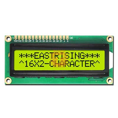 1602 16x2 Yellow Backlight LCD Display (DM0002)