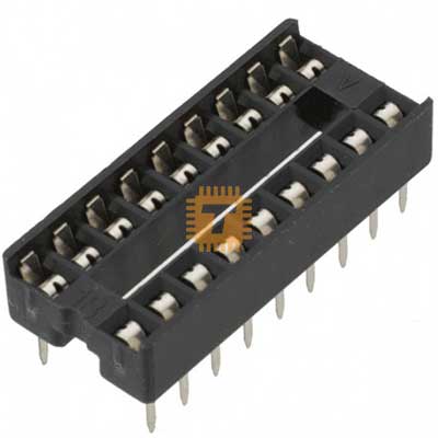 18-pin Normal IC Base 2.54mm (HE0007)