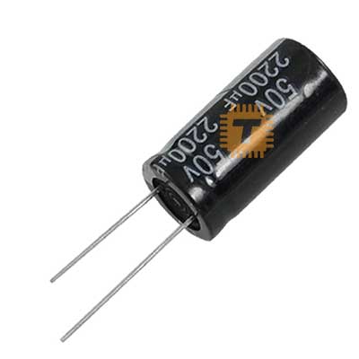 2200uF 50V Electrolytic Capacitor THT (CA0087)