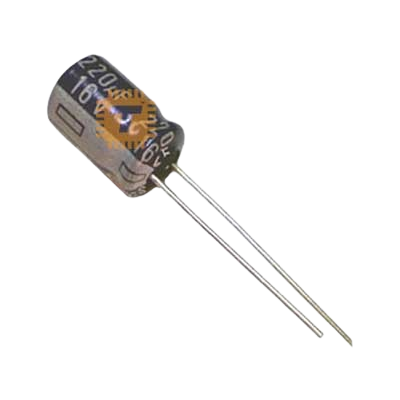 220uF 16V Electrolytic Capacitor THT (CA0054)