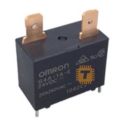 24VDC Relay 250VAC 17A G4A-1A-E-CN (RL0020)