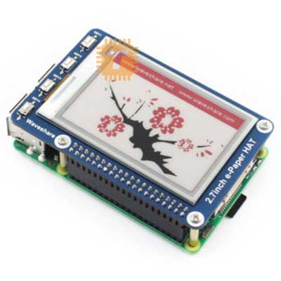 2.7inch EInk Epaper Display Module Three Color for Raspberry Pi SPI interface (MD0302)