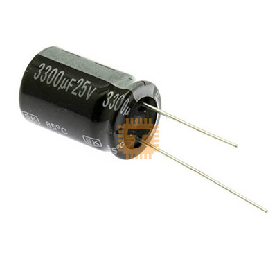 3300uF 25V Electrolytic Capacitor THT (CA0009)