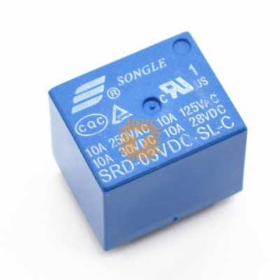 3VDC Miniature Relay 10A 250VAC / 10A 30VDC (RL0005)