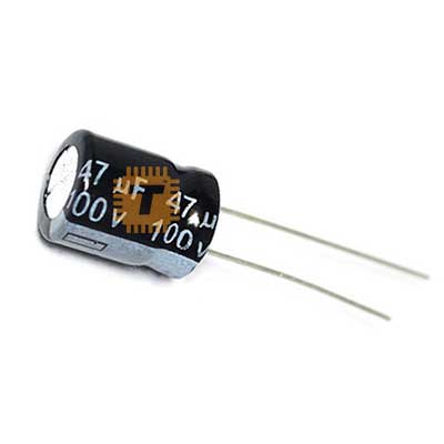 47uF 100V Electrolytic Capacitor THT (CA0095)