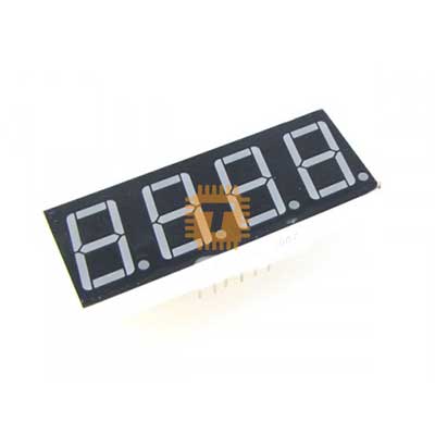 4-Digit 7-Segment Red Colour 0.36 inch Common Cathode (DM0040)