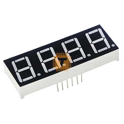 4-Digit 7-Segment Red Colour 0.56 inch Common Cathode (DM0024)