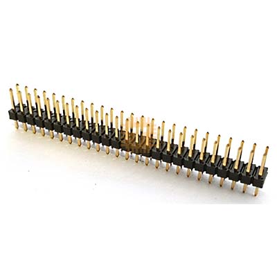 50-pin Double row male headers 2.54mm (HE0023)