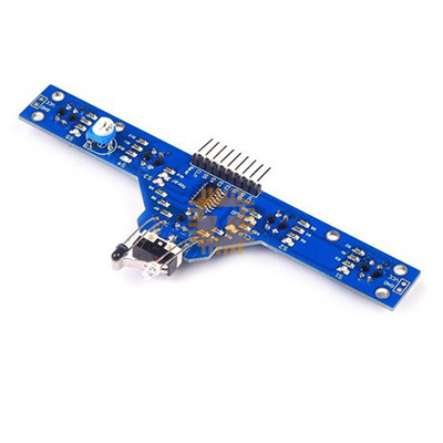 5-Bit Line Hunting Sensor Follower Module with IR Obstacle Sensor and Limit Switch (MD0577)