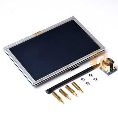 5 inch 800x480 HDMI TFT LCD Touch Screen for Raspberry Pi 3 Model B/ B+ (MD0340)