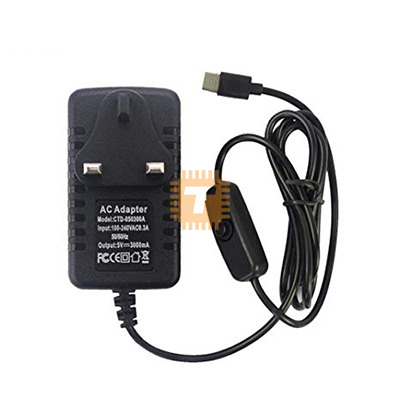 5V 3A Power Adapter (Raspberry Pi 4) Type C (PS0054)