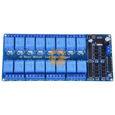 5VDC 16 Way 16 Channel Relay Module With Coupling Protection (MD0293)