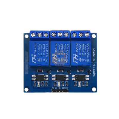 5VDC 3 Way 3 Channel Relay Module With Coupling Protection (MD0688)