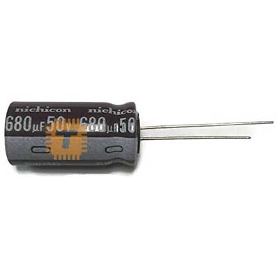 680uF 50V Electrolytic Capacitor THT (CA0092)