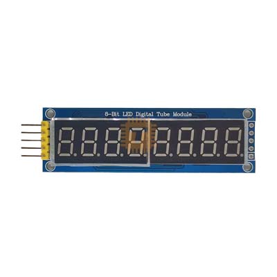 74HC595 8-Digit Digital LED Tube Display Module Red (MD0756)