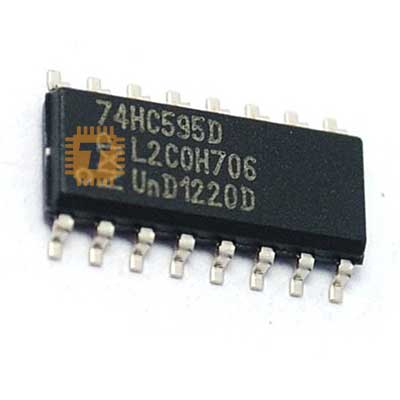 74HC595D Serial-in Serial or Parallel-out 8-bit Shift Register SOP-16 (IC0037)