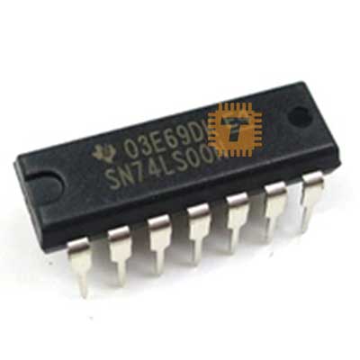 74LS00 Quad 2-Input NAND Gate (74HC00) PDIP-14 (IC0143)