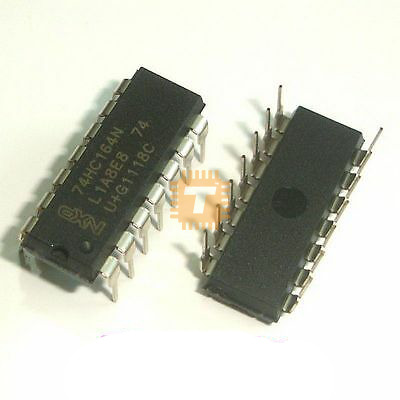 74LS164 8 Bit Parallel out Serial Shift Register (74HC164) PDIP-16 (IC0280)