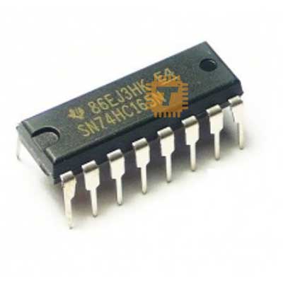 74LS165 Parallel Load Shift Registers (74HC165) PDIP-16 (IC0127)