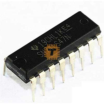 74LS47 Decoder BCD to 7-Segment (74HC47) PDIP-16 (IC0084)