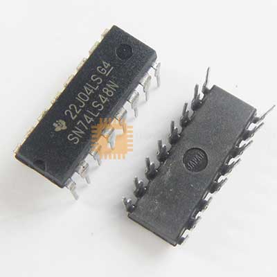 74LS48 Seven Segment Decoder PDIP-16 (IC0078)