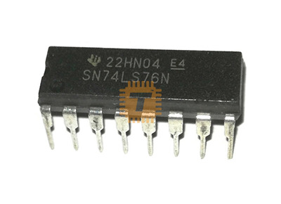 74LS76 Dual J-K Flip-Flop (74HC76) PDIP-16 (IC0287)