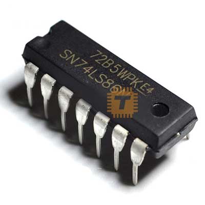 74LS86 Quad 2-input Exclusive OR Gate (74HC86) DIP-14 (IC0079)